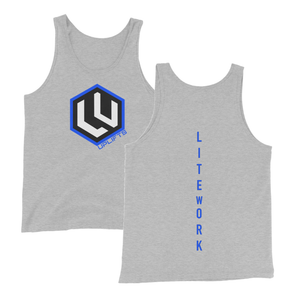 Blue Mens LU Logo Tank Top