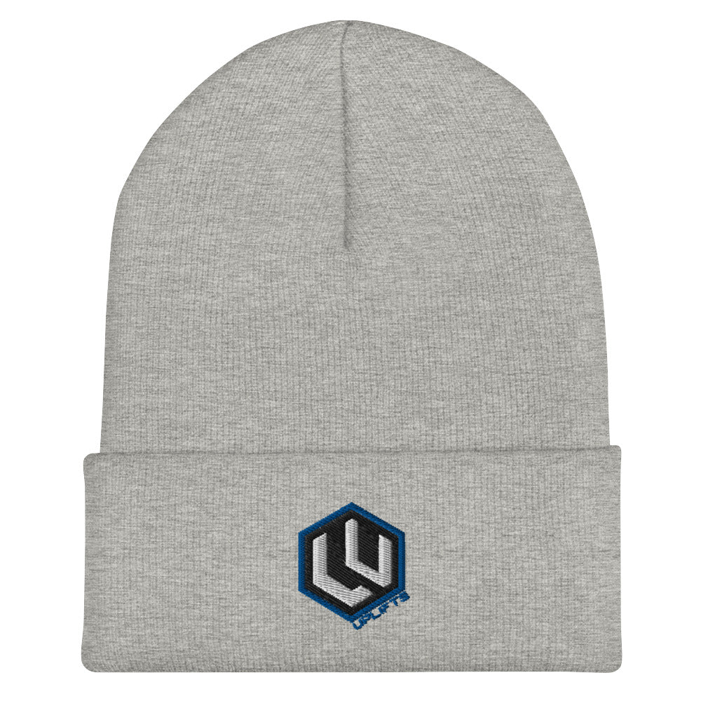 Blue LU Logo Cuffed Beanie
