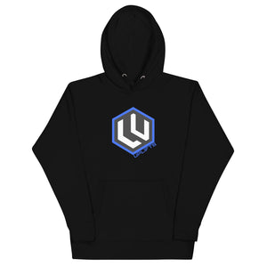 Blue LU Logo Hoodie