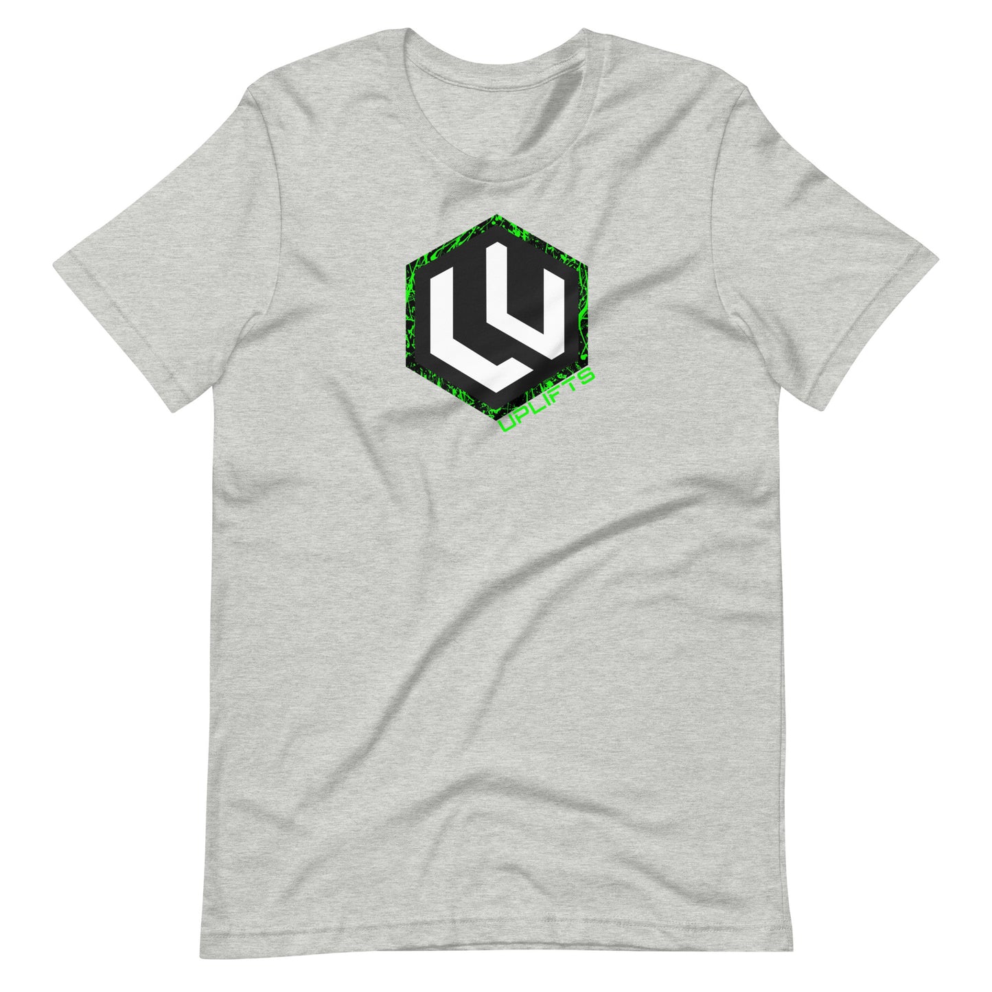 Neon Splatter LU Logo Tee