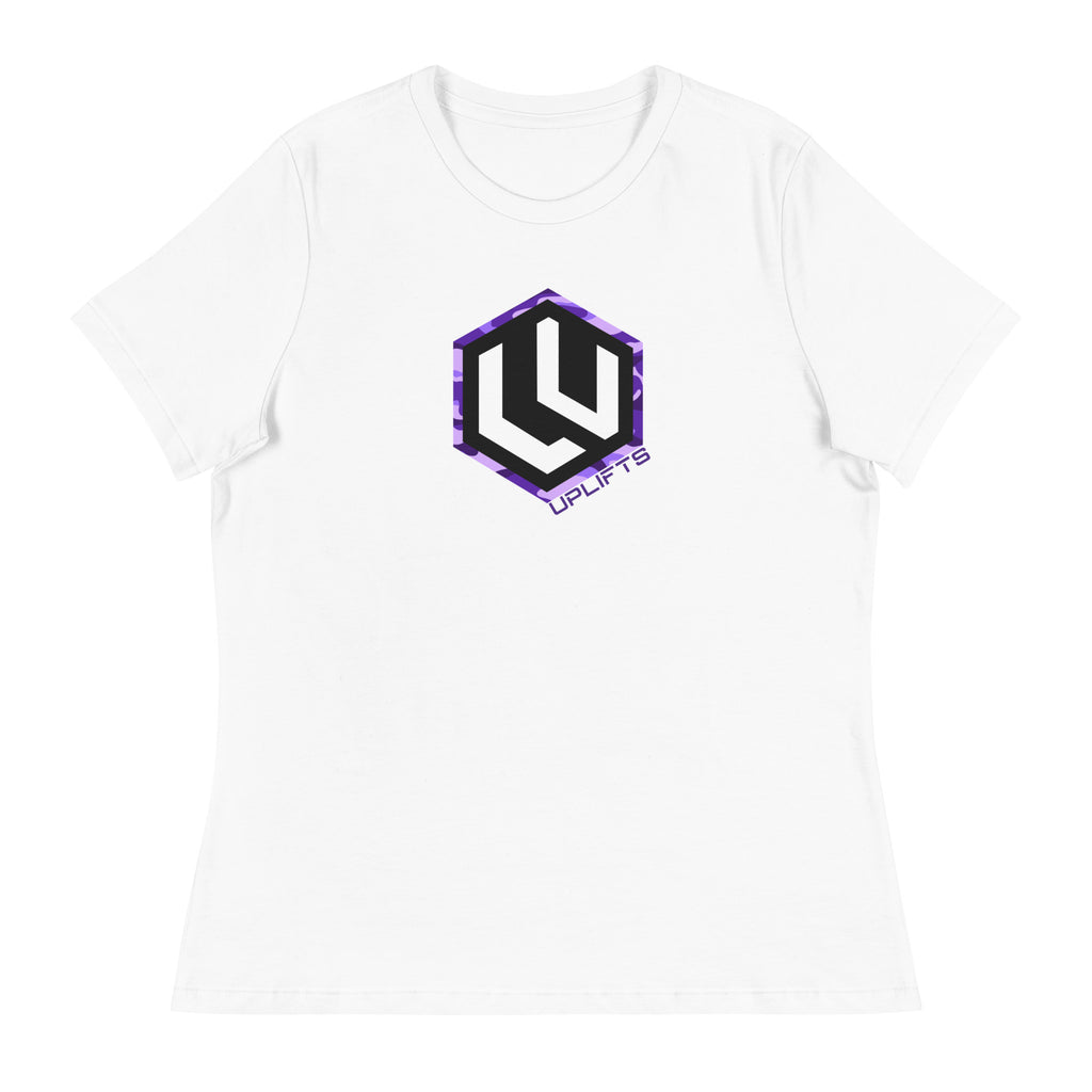 Women's Purple Camo LU Logo Tee