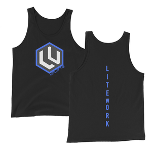 Blue Mens LU Logo Tank Top