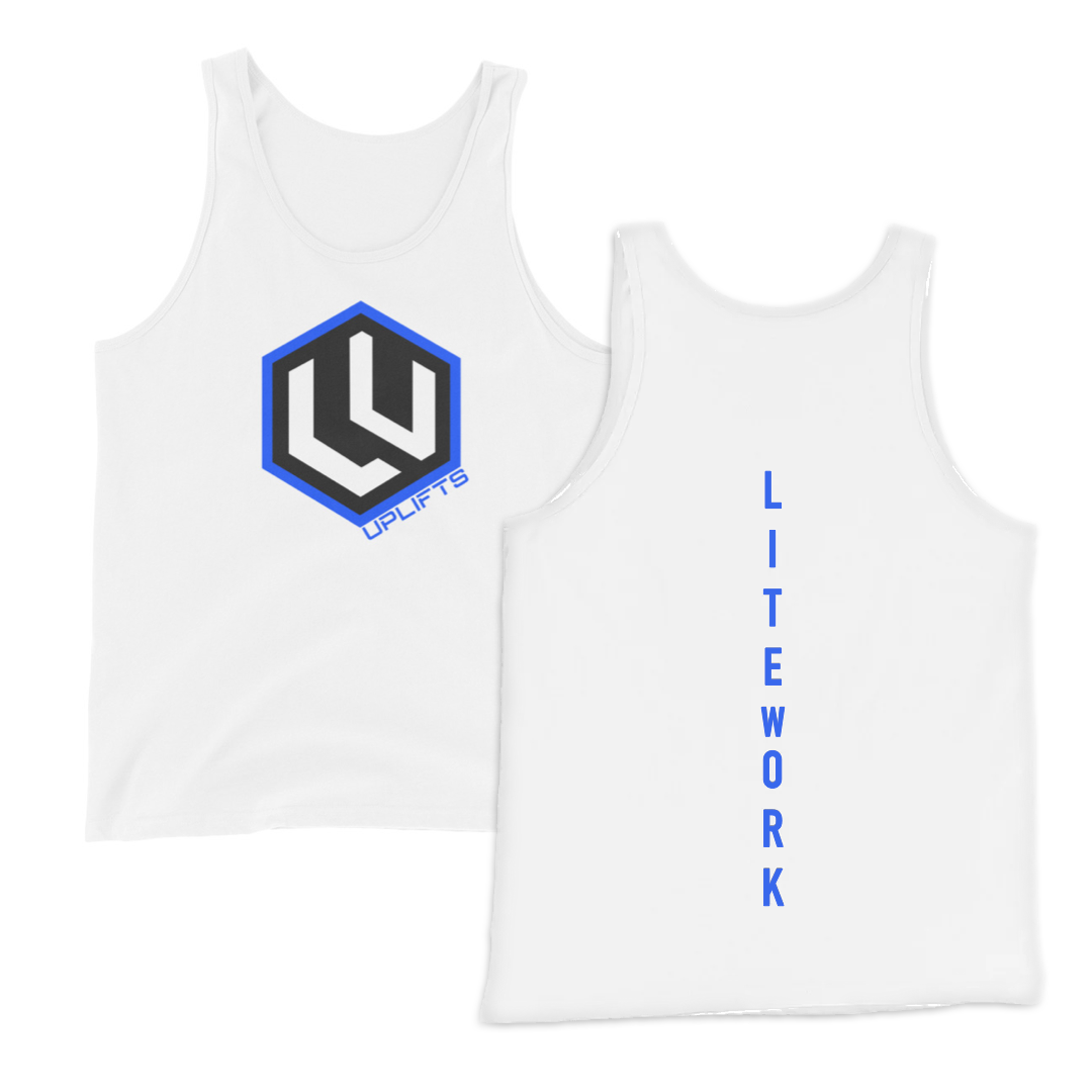 Blue Mens LU Logo Tank Top