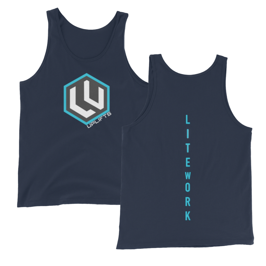 Navy/Ice LU Logo Tank Top