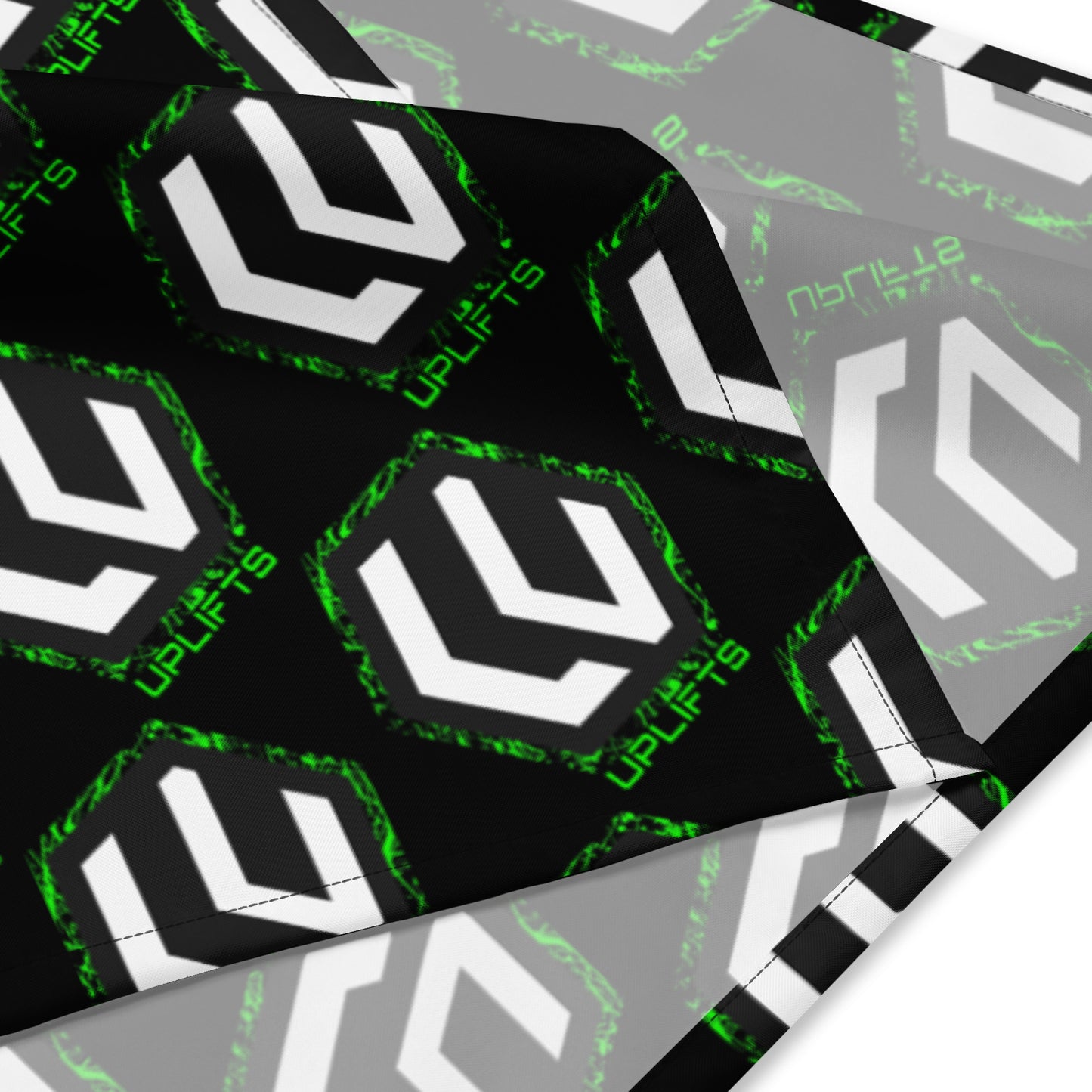 Neon Splatter LU Logo Bandana