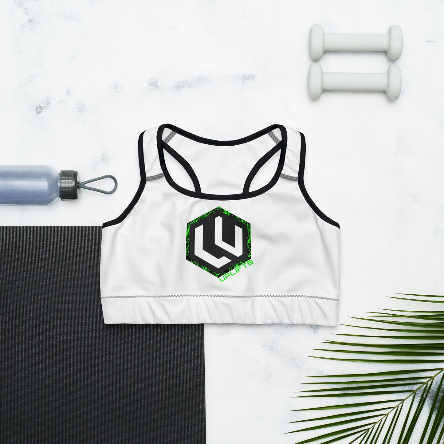 Neon.Splatter LU Logo Sports bra