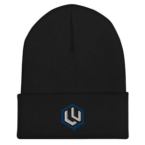 Blue LU Logo Cuffed Beanie