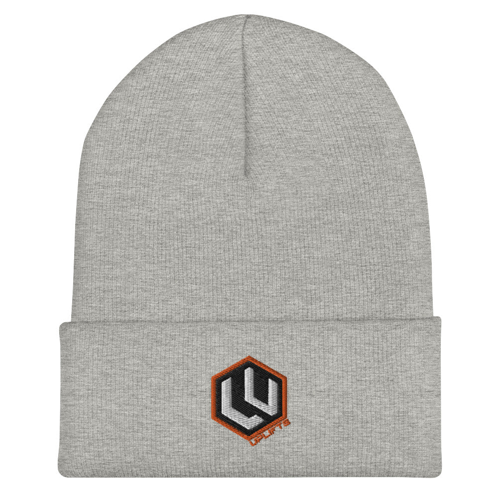 Orange LU Logo Cuffed Beanie