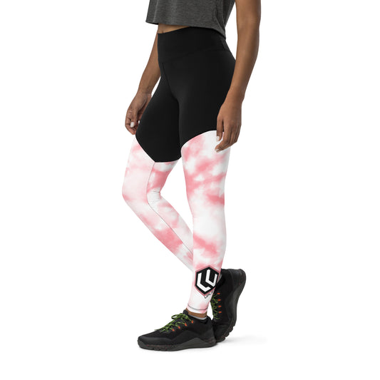 Blush LU Logo Sports Tights