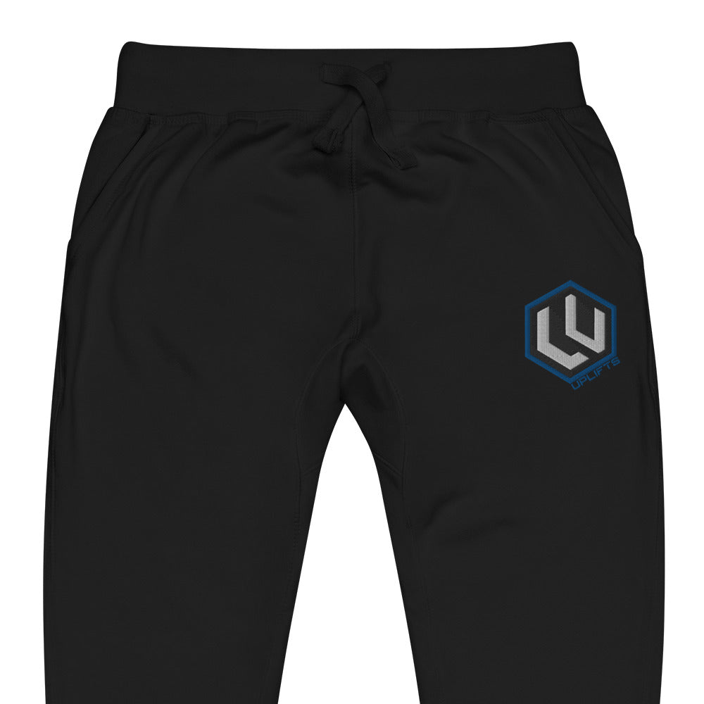 Blue LU Logo fleece sweatpants