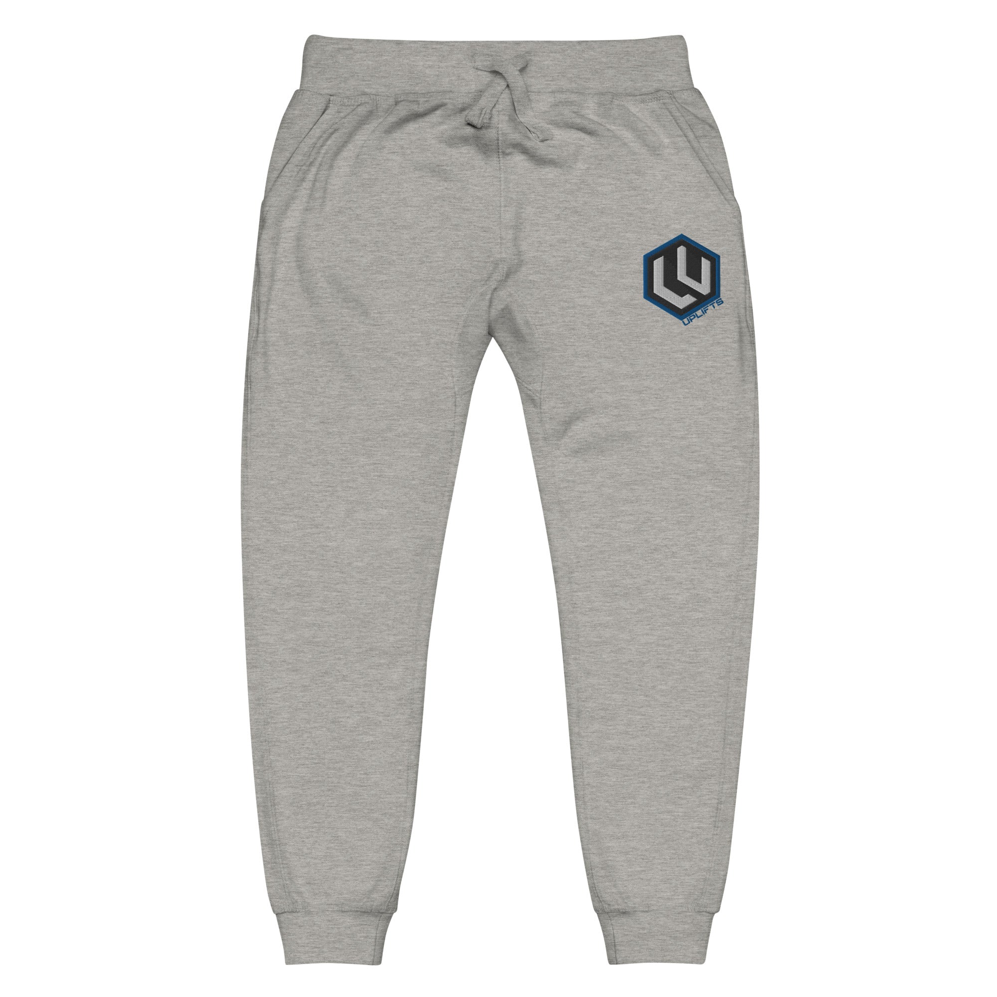 Blue LU Logo fleece sweatpants