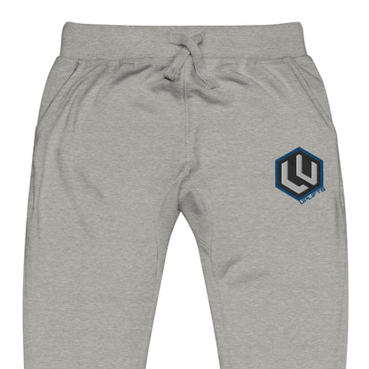 Blue LU Logo fleece sweatpants