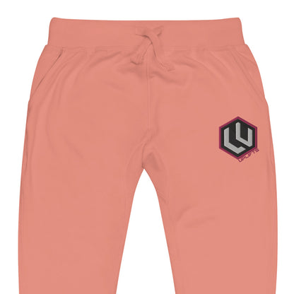 Pink LU Breast Cancer Awareness fleece sweatpants