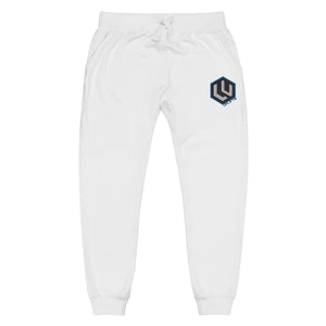 Blue LU Logo fleece sweatpants