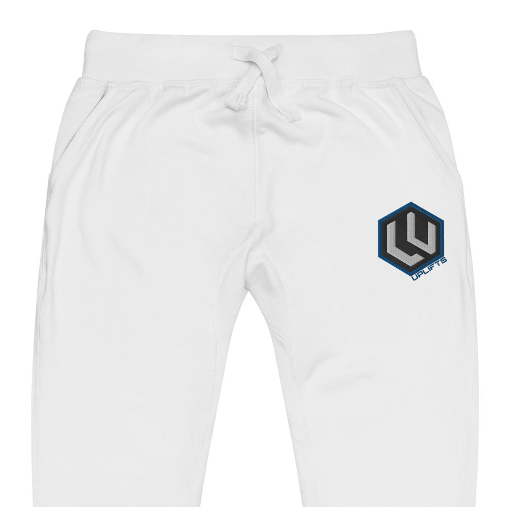 Blue LU Logo fleece sweatpants