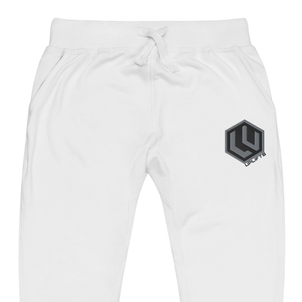Black/Grey LU Logo fleece sweatpants