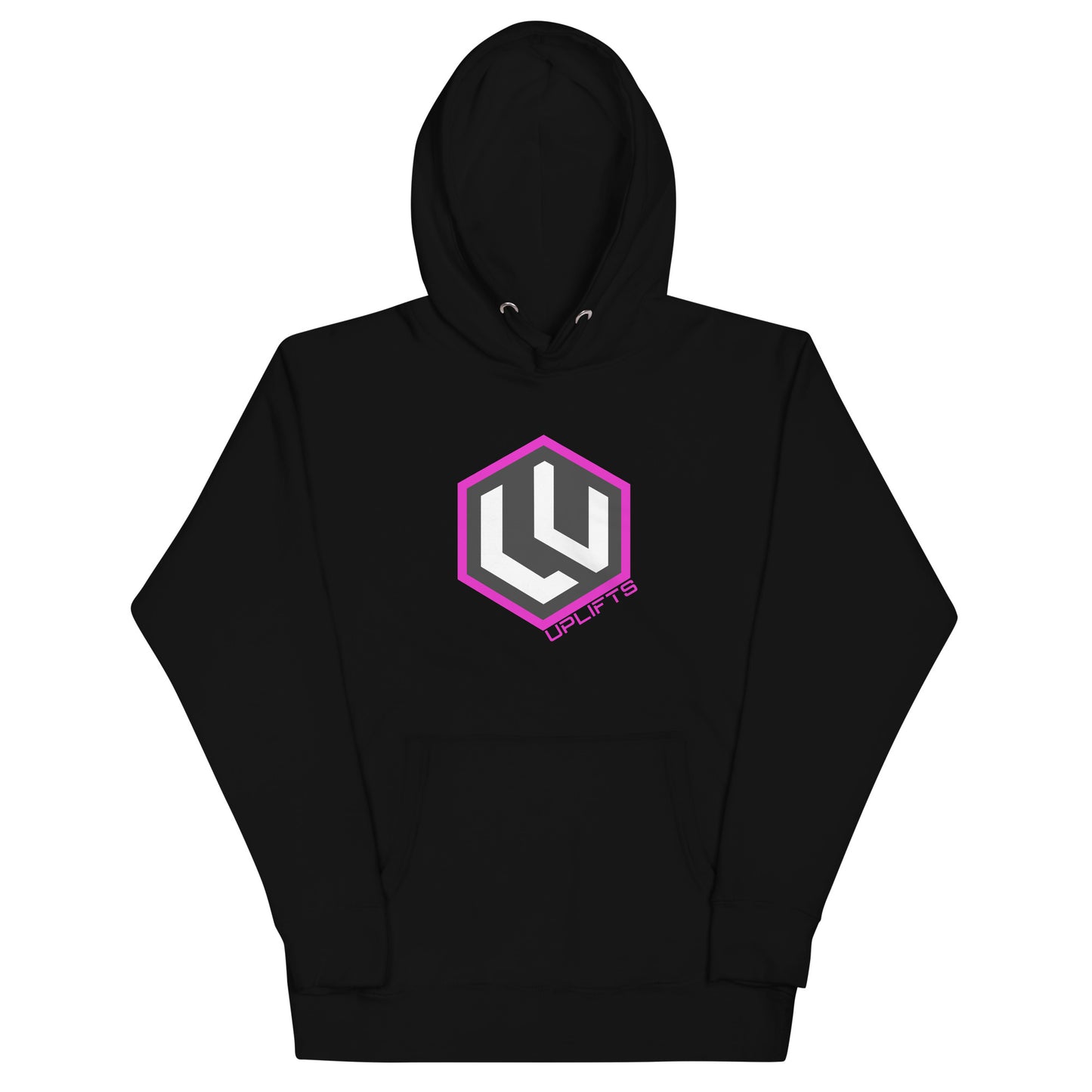 Pink LU Logo Hoodie