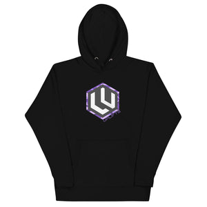 Purple Camo LU Logo Hoodie