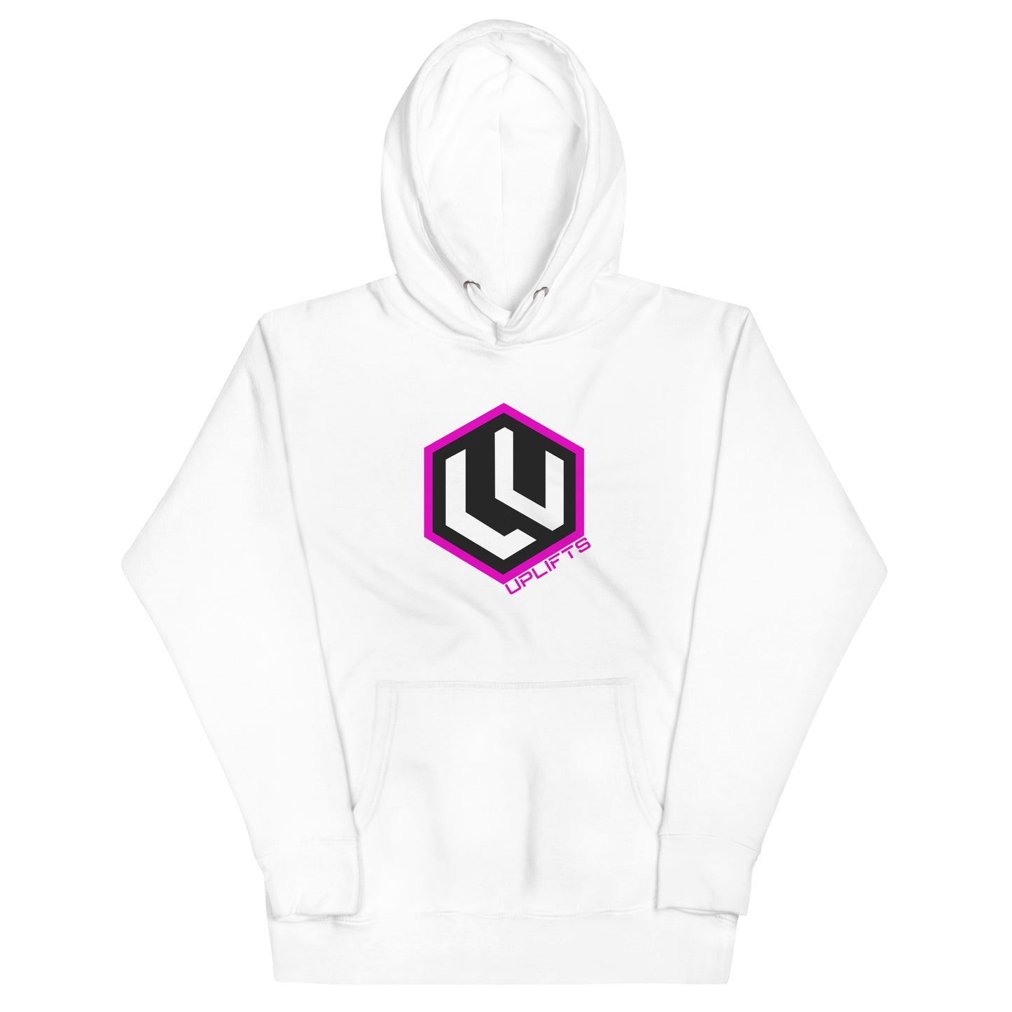 Pink LU Logo Hoodie