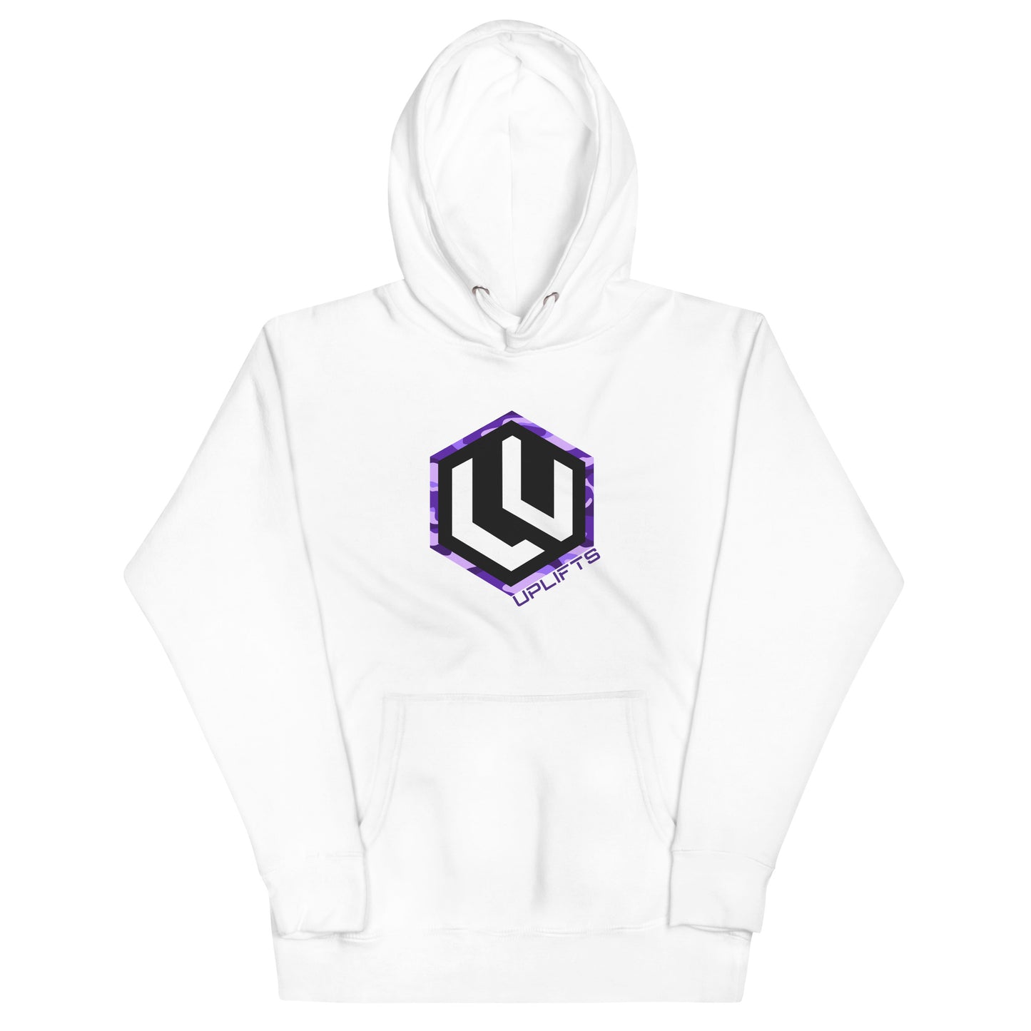 Purple Camo LU Logo Hoodie