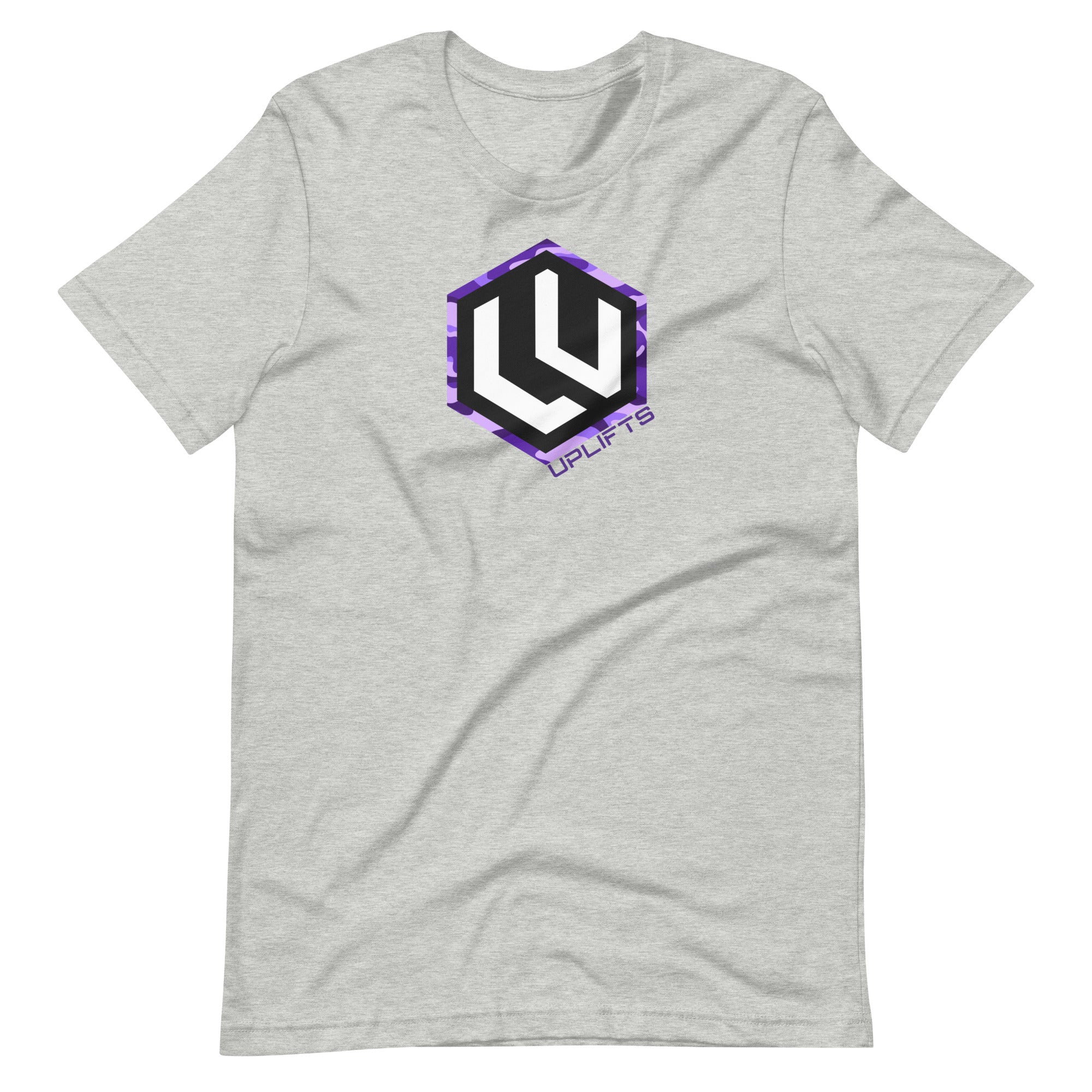 Purple Camo LU Logo Tee