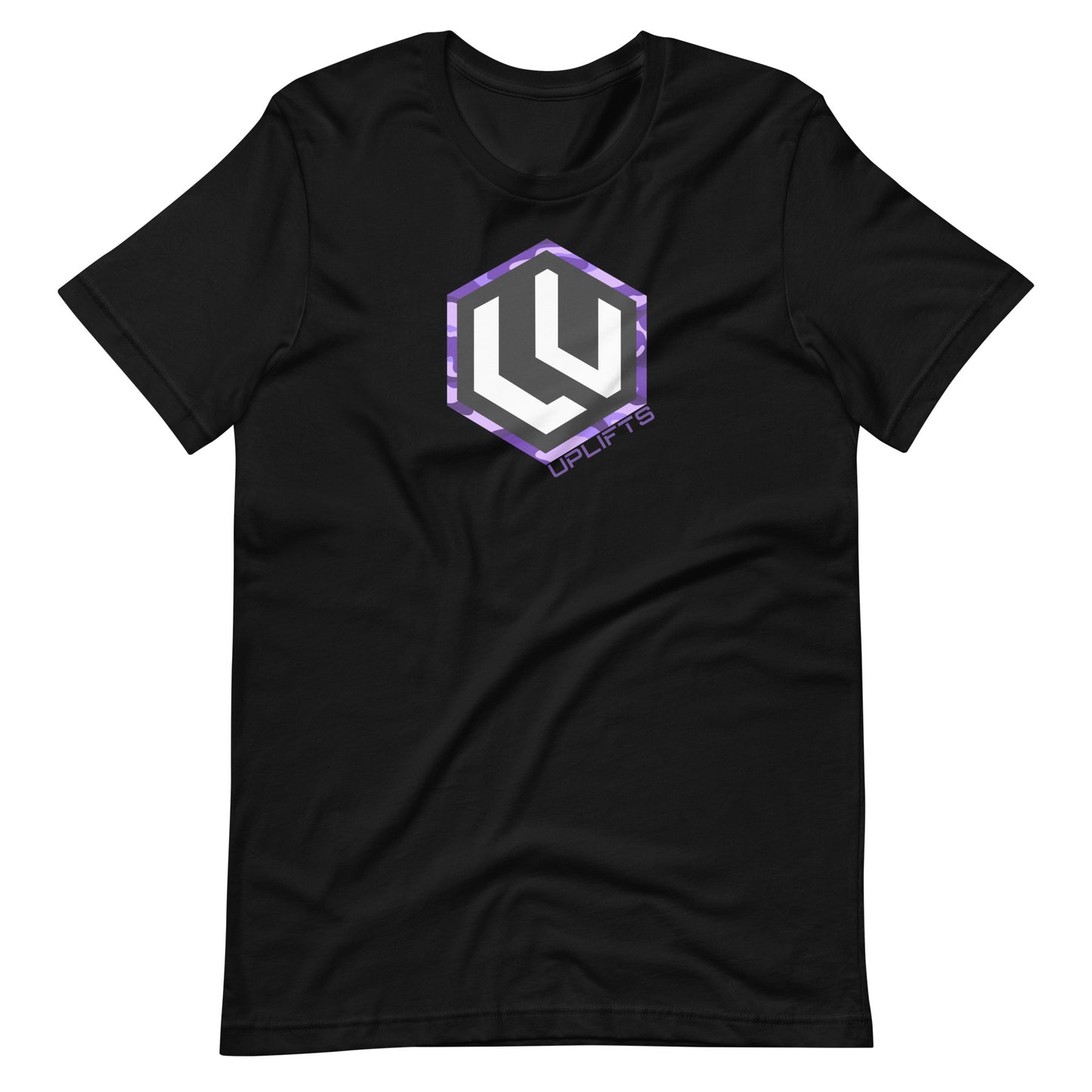 Purple Camo LU Logo Tee