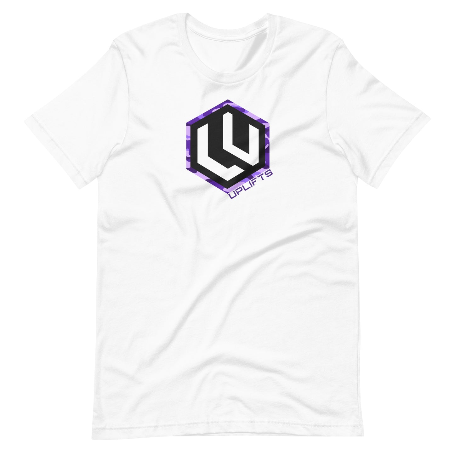 Purple Camo LU Logo Tee