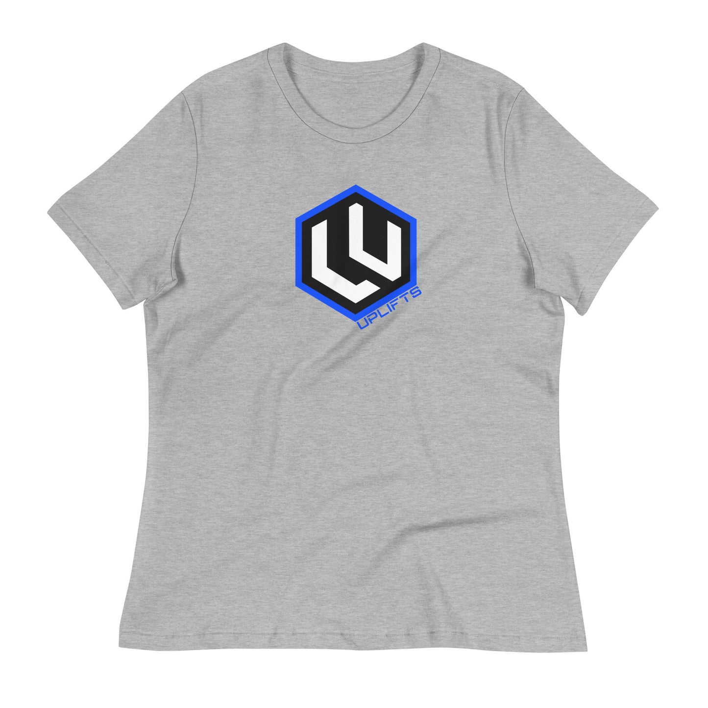 Women's Blue LU Logo Tee