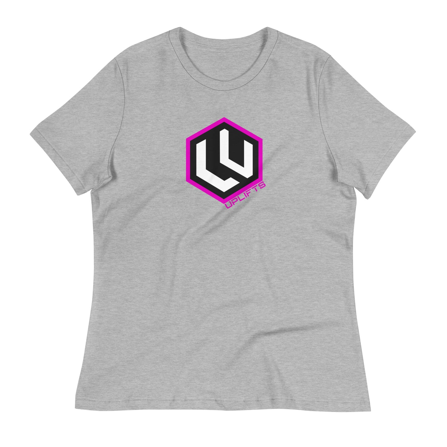 Women's Pink LU Breast Cancer Awareness Logo Tee