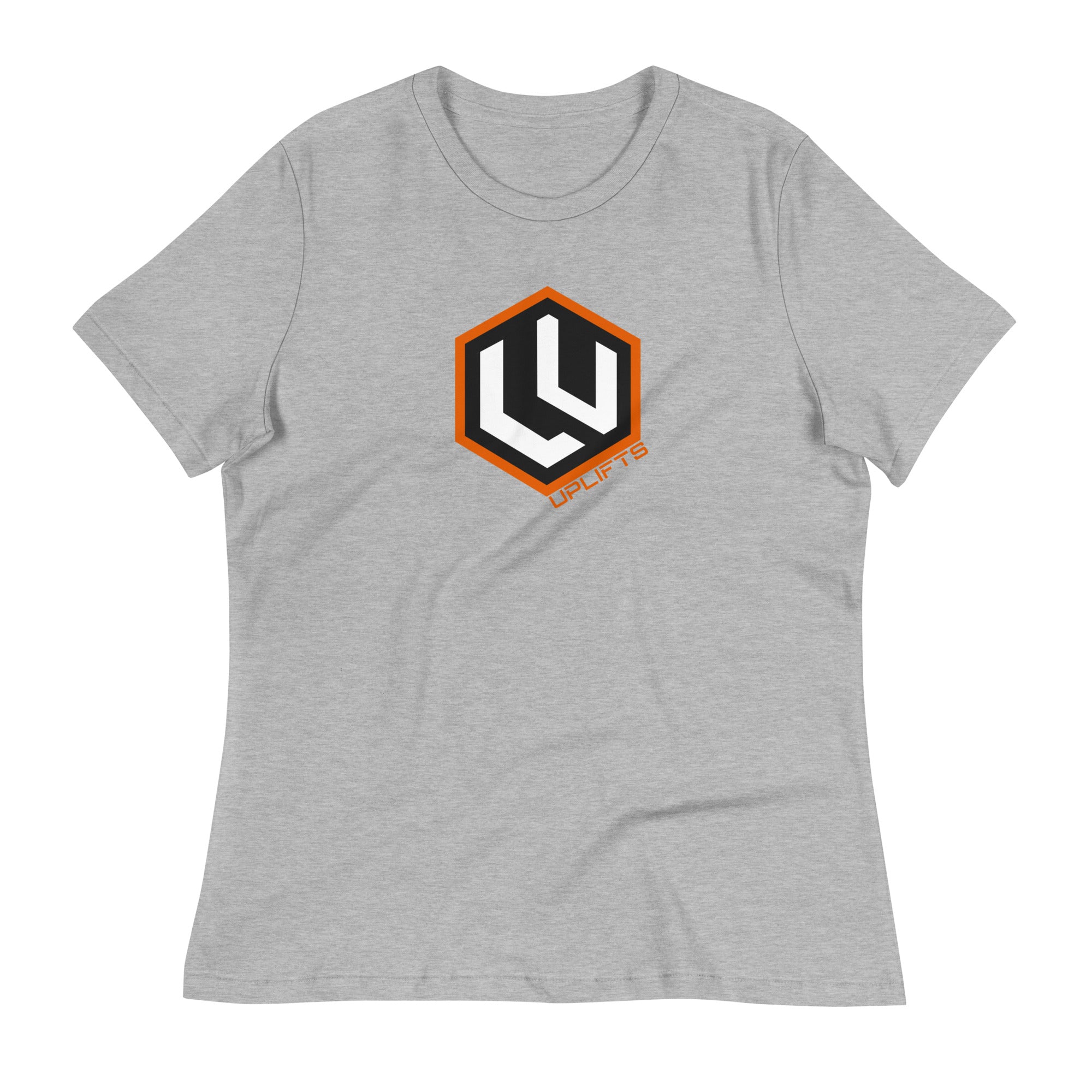 Women's Orange LU Logo Tee