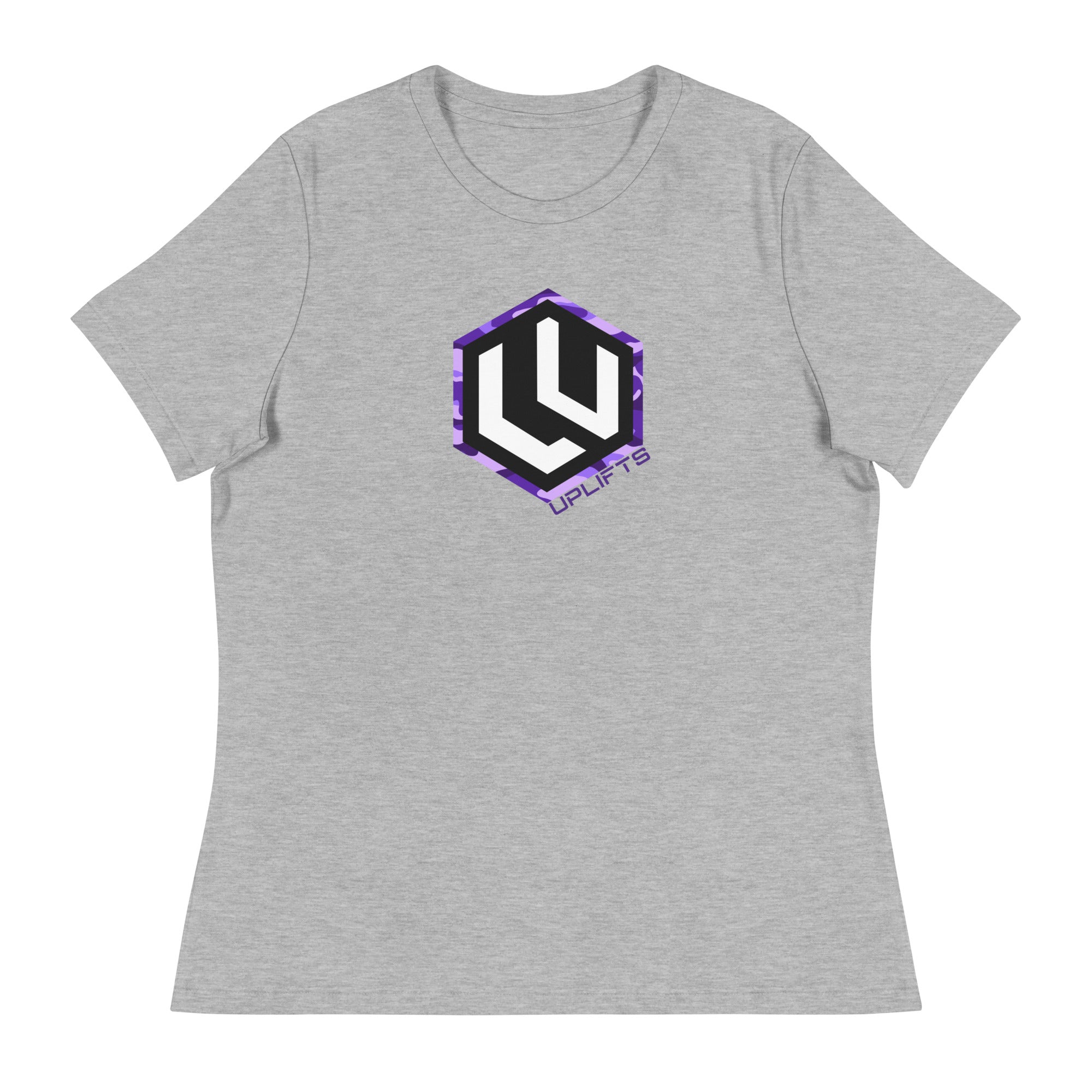 Women's Purple Camo LU Logo Tee