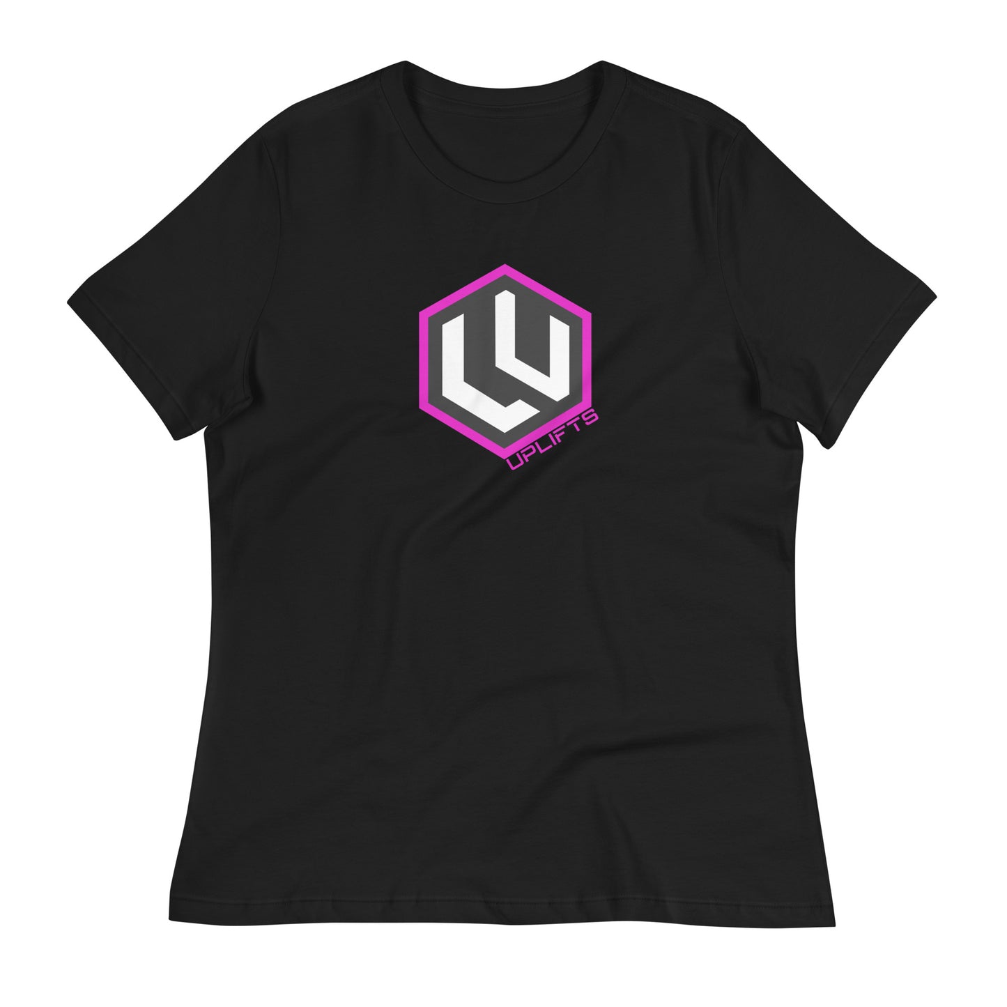 Women's Pink LU Breast Cancer Awareness Logo Tee