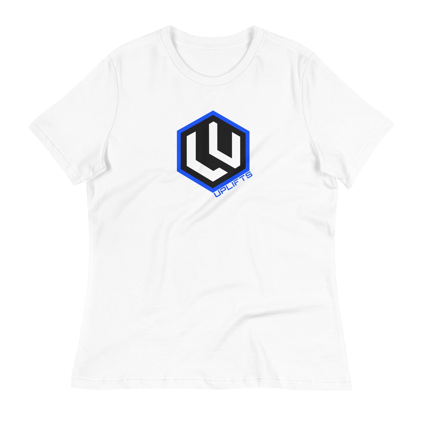 Women's Blue LU Logo Tee