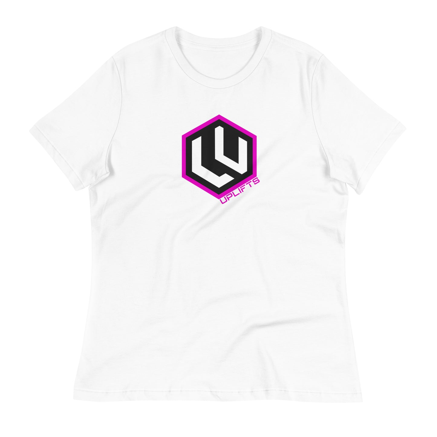 Women's Pink LU Breast Cancer Awareness Logo Tee